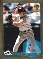2001 Topps 50 Years Gold #T56 Benito Santiago 0097/2001